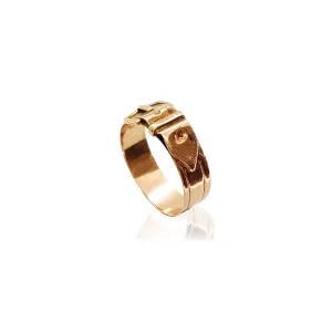 Belt & Buckle Ring (10K)
