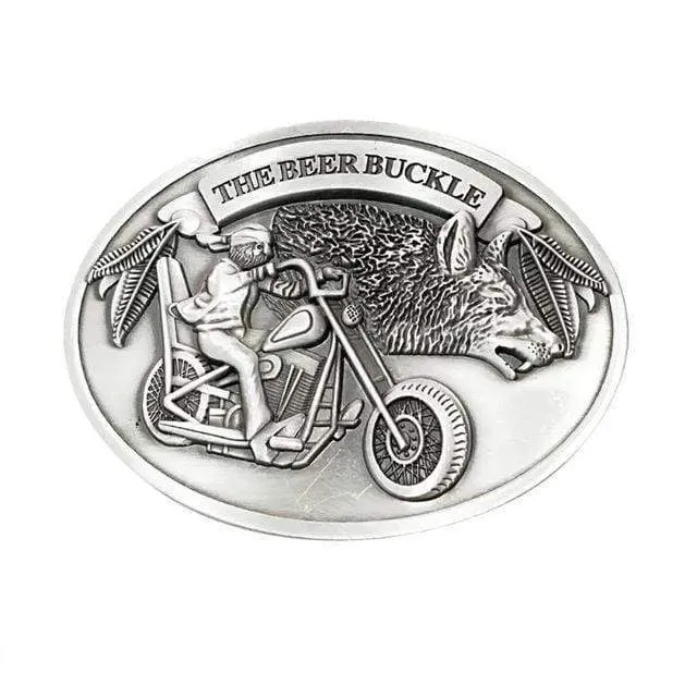 Belt Buckle Beer Holder