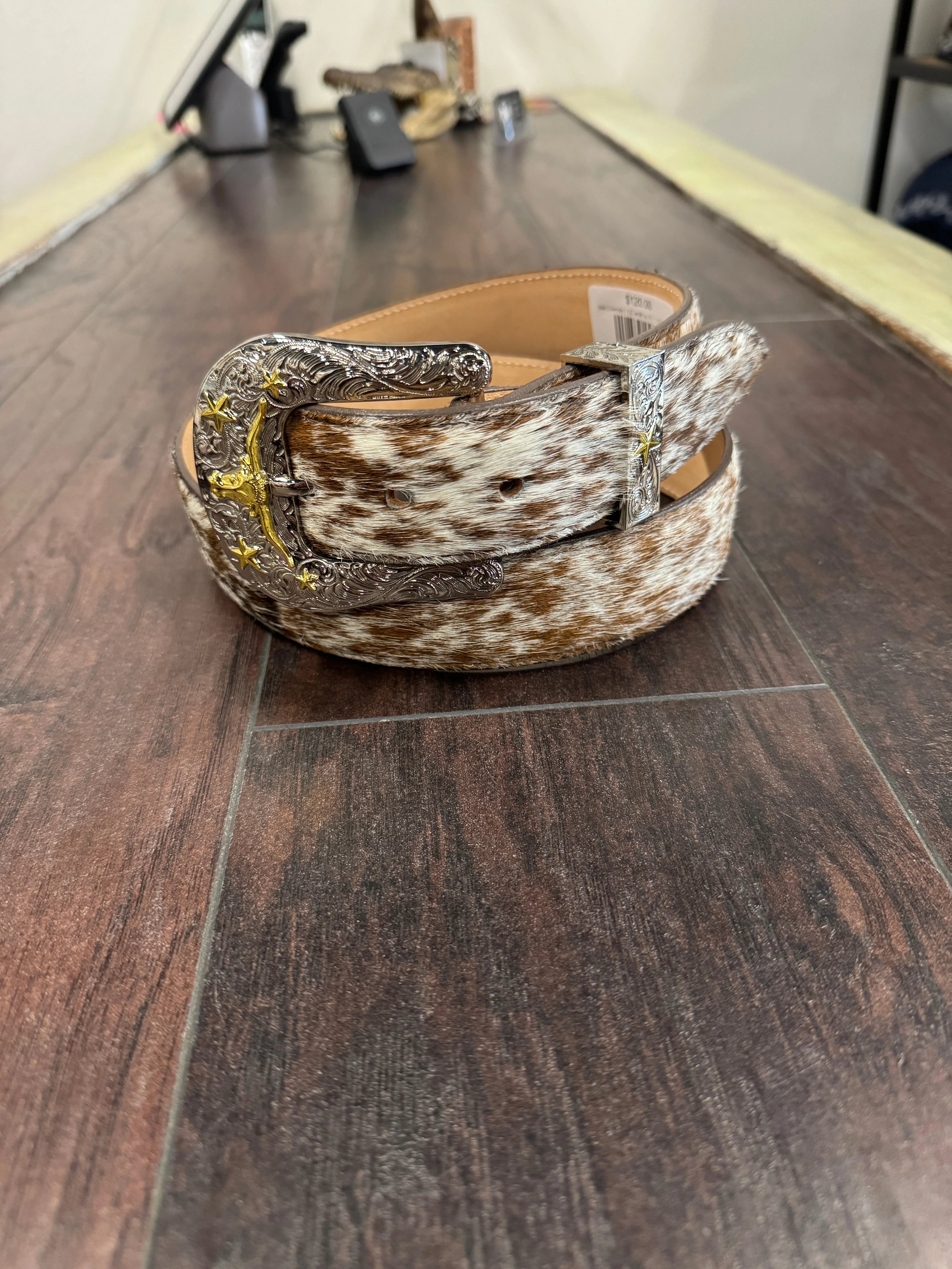 Belt Cowhide 1 1/2” width sz 37