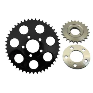 Belt to Chain Conversion kit fits 1991 - 1994 XL Sportster Models (Black Sprocket)