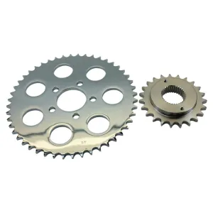 Belt to Chain Conversion kit fits 2000 - 2003 XL Sportster Models (Chrome Sprocket)