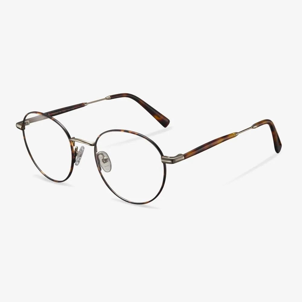 Benedict - Round Metal Tortoise Frame