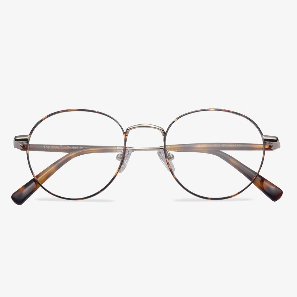 Benedict - Round Metal Tortoise Frame