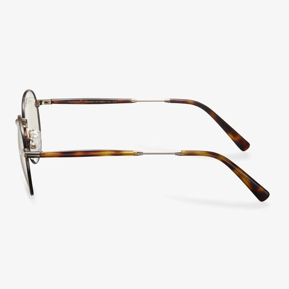 Benedict - Round Metal Tortoise Frame