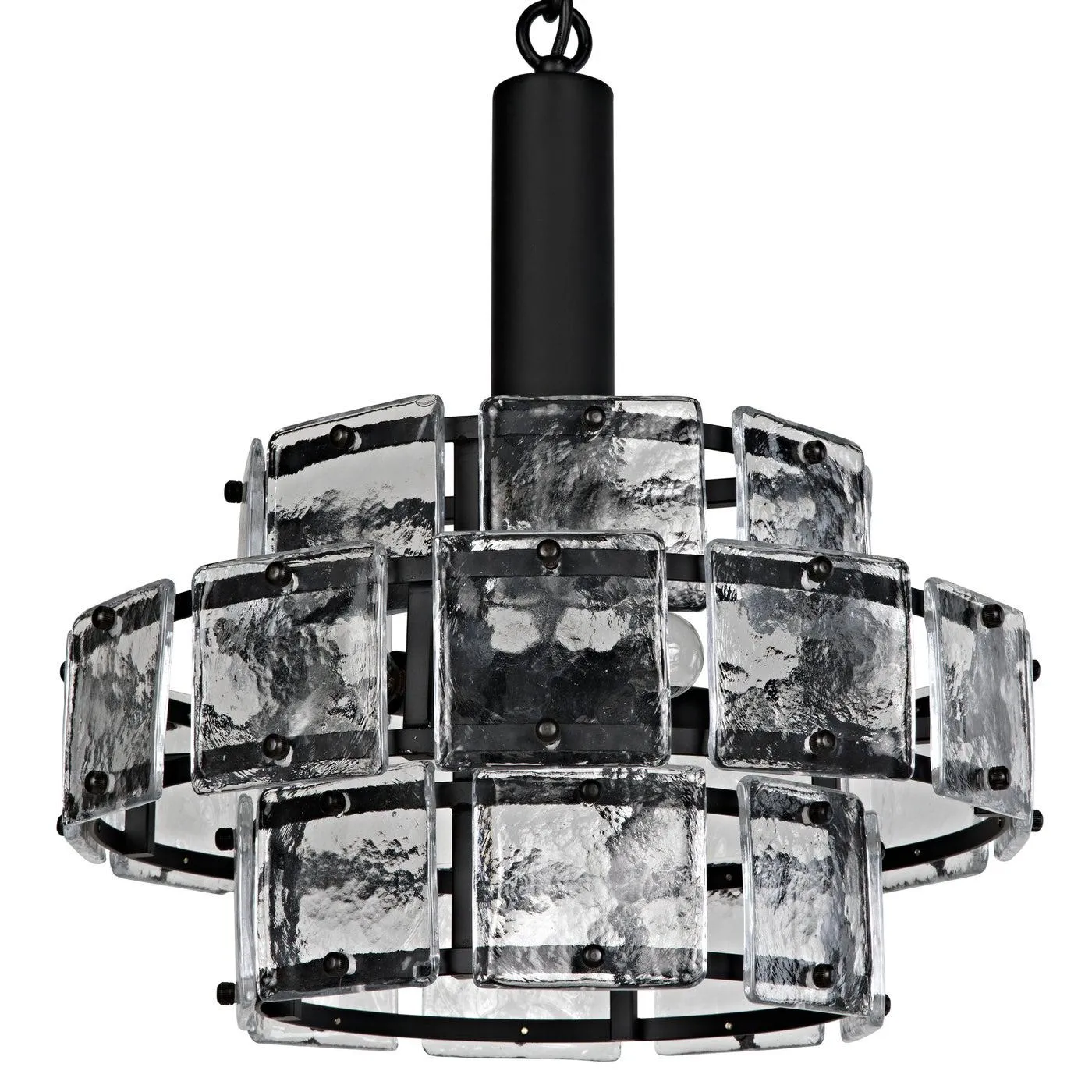Bergdorf Pendant, Black Steel