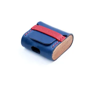 Best Black Leather AirPods Pro Case with Wristlet Strap Custom Leather Wood AirPods Pro Case Airpod Case Cover