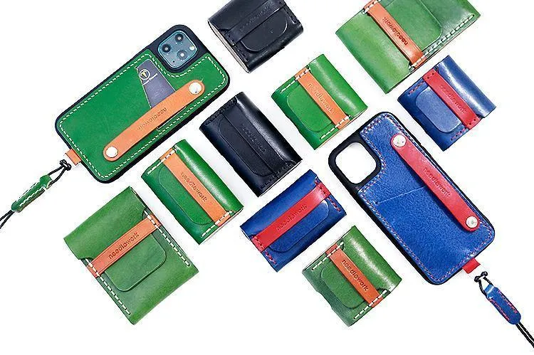 Best Black Leather AirPods Pro Case with Wristlet Strap Custom Leather Wood AirPods Pro Case Airpod Case Cover