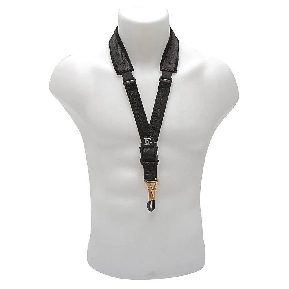 BG Alto & Tenor Sax Comfort Elastic Strap Coated Metal Snap Hook