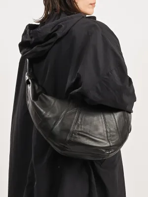 Black Large Croissant Bag