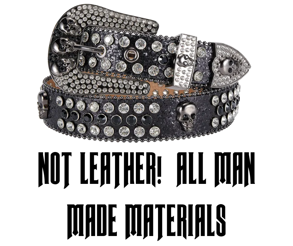 Bling Skull Ladies Belt. CLOSEOUT