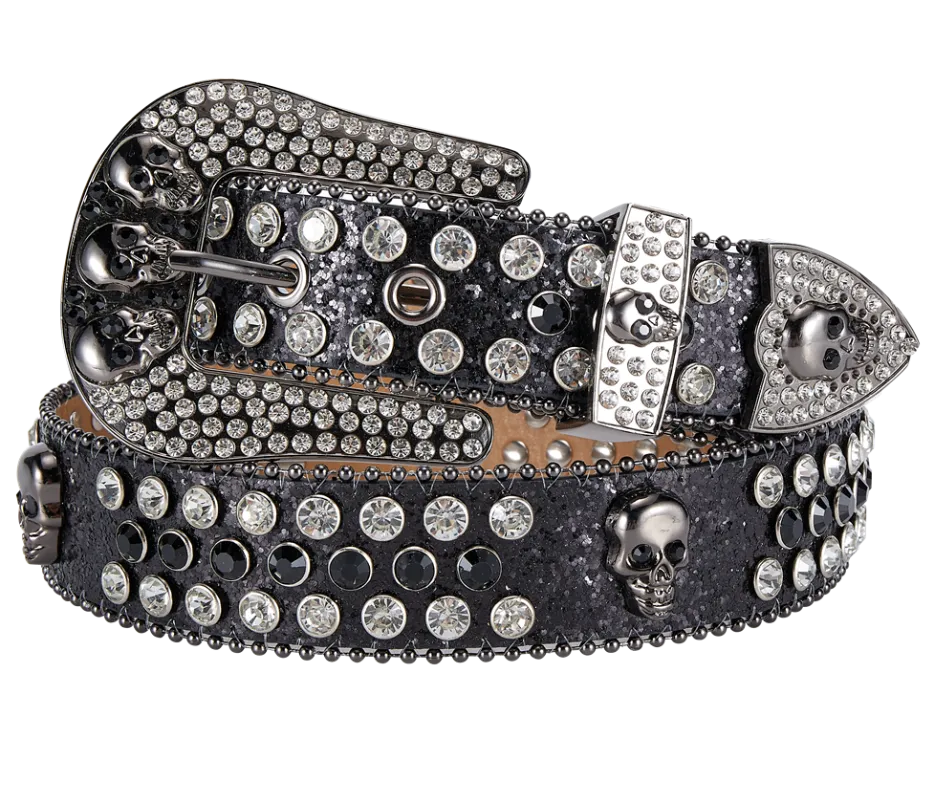 Bling Skull Ladies Belt. CLOSEOUT