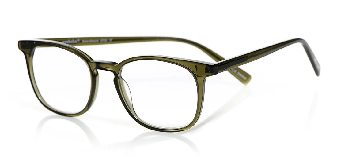 Boardroom Color 17 - Olive Crystal Front and Temples