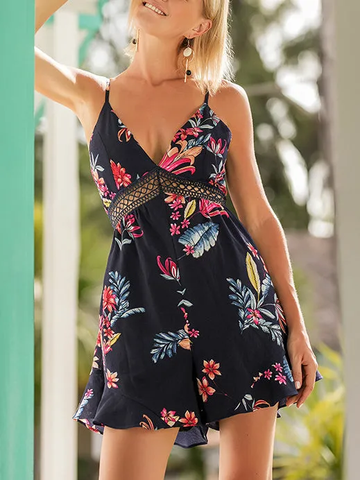 Bohemian Sexy Sling Casual Jumpsuit