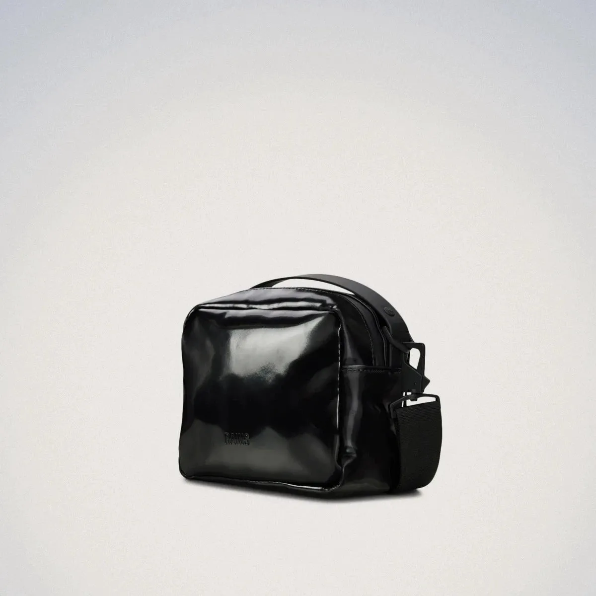 Borsa Box Bags RAINS Impermeabile W3 Nero Lucido