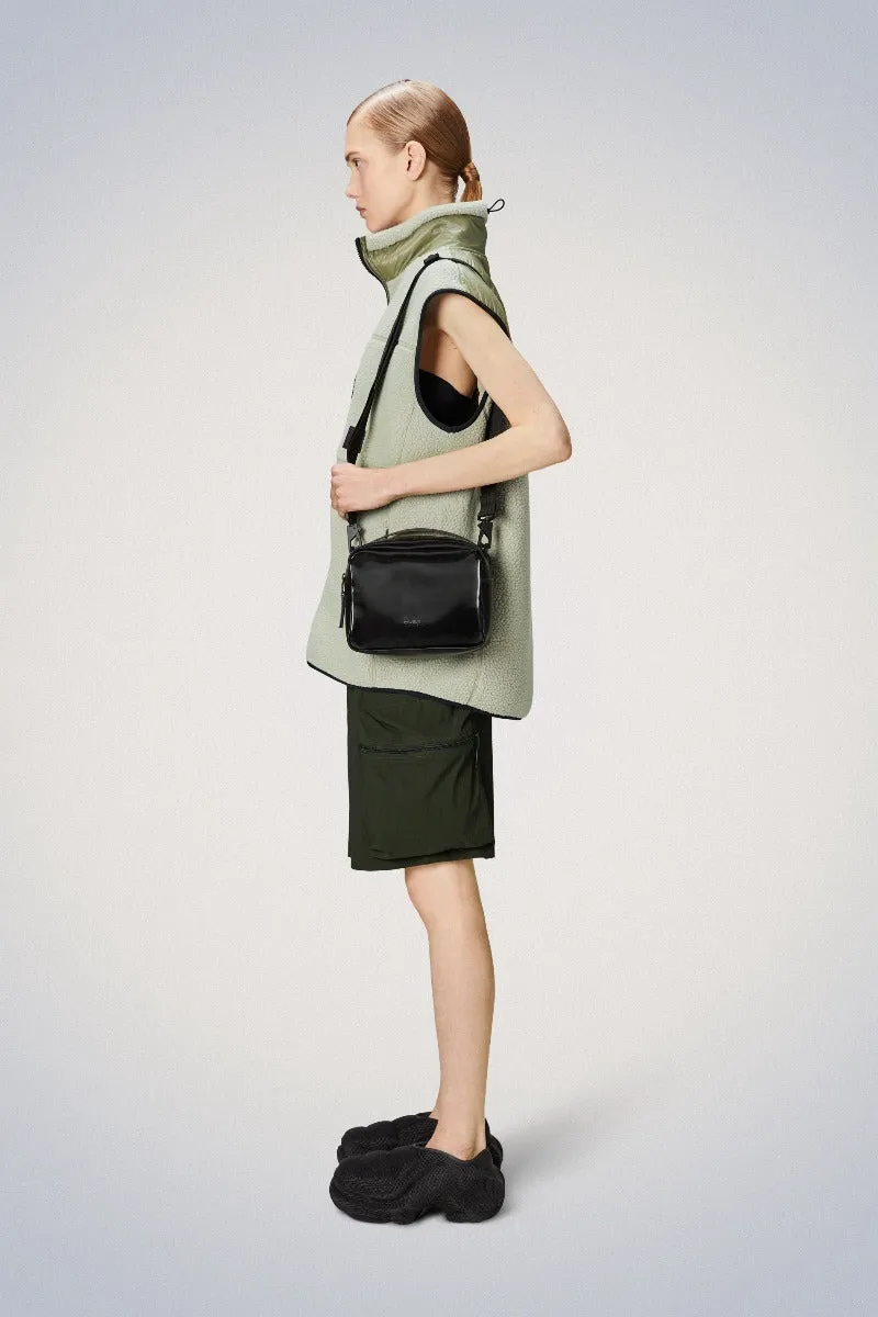 Borsa Box Bags RAINS Impermeabile W3 Nero Lucido