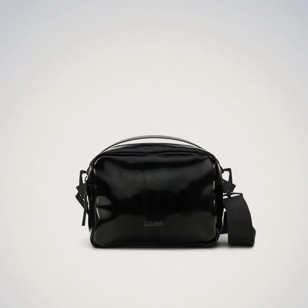Borsa Box Bags RAINS Impermeabile W3 Nero Lucido