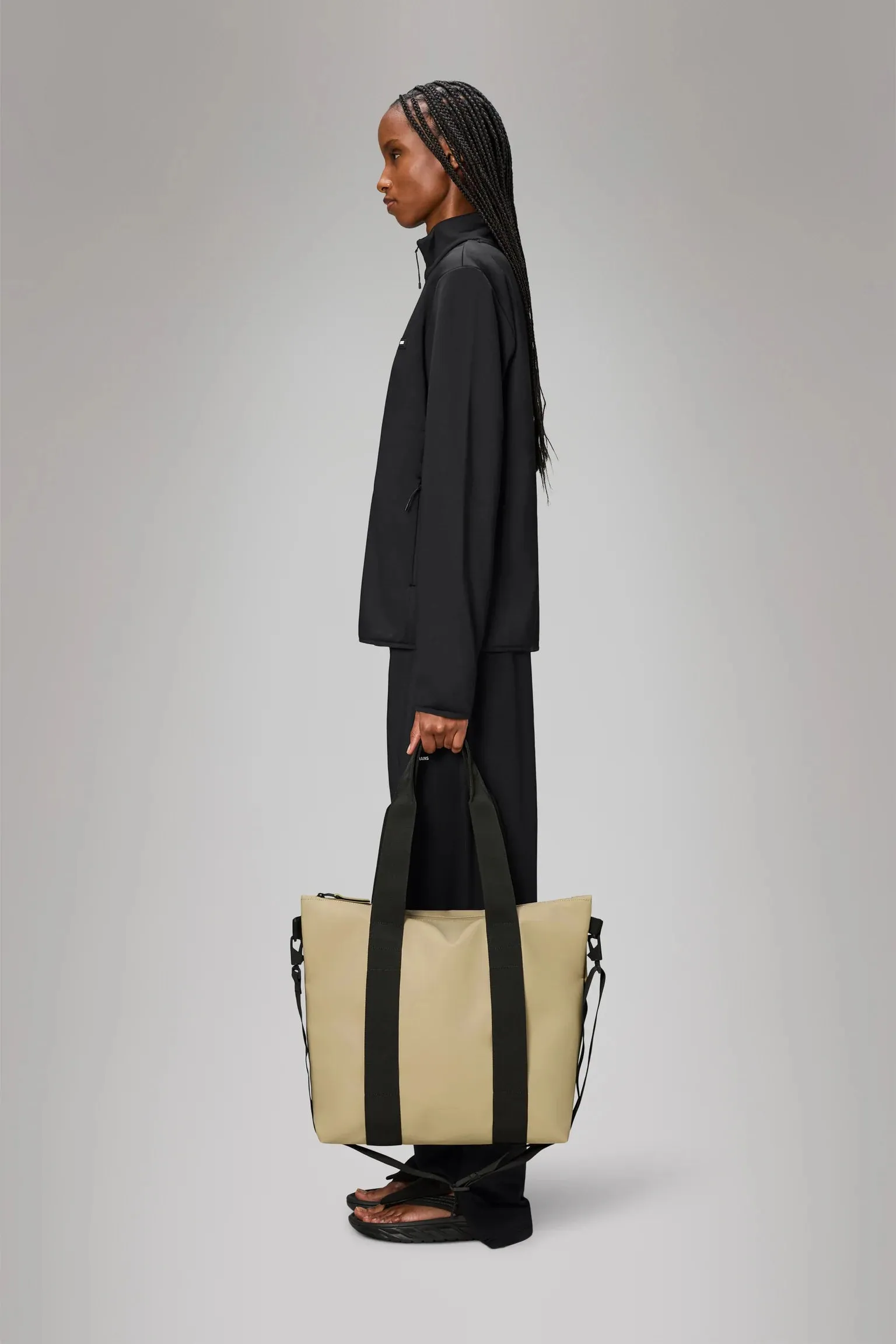 Borsa Tote Bag Mini RAINS Impermeabile W3 Sand
