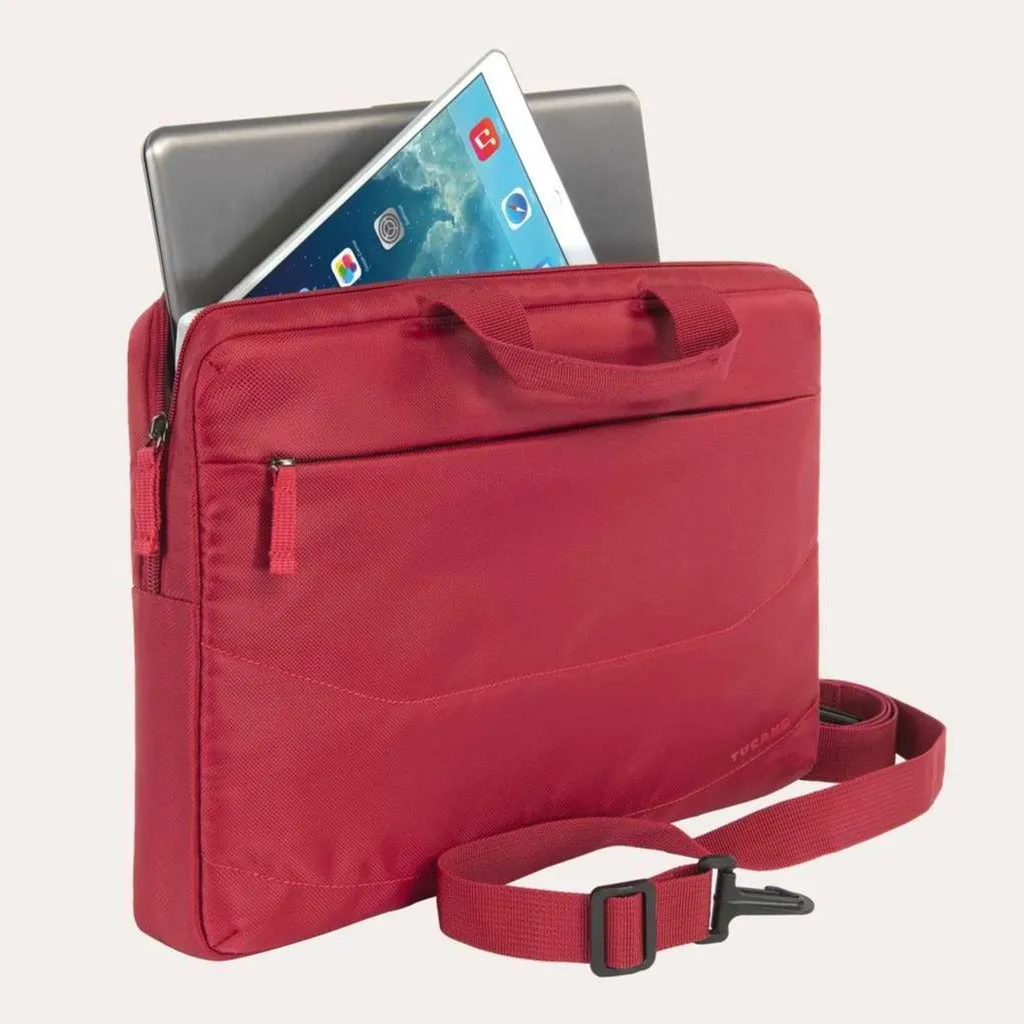 Borsa Tucano Idea Porta Laptop 15,6" Rosso   Mouse IN OMAGGIO