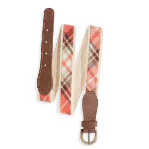 Boy's Printed Belt -- Grove Plaid
