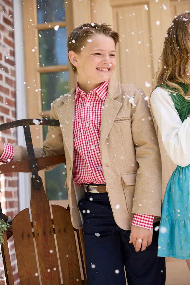 Boy's Printed Belt --Hamilton Plaid