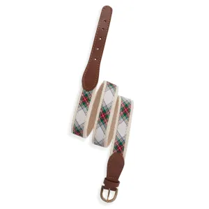 Boy's Printed Belt --Hamilton Plaid