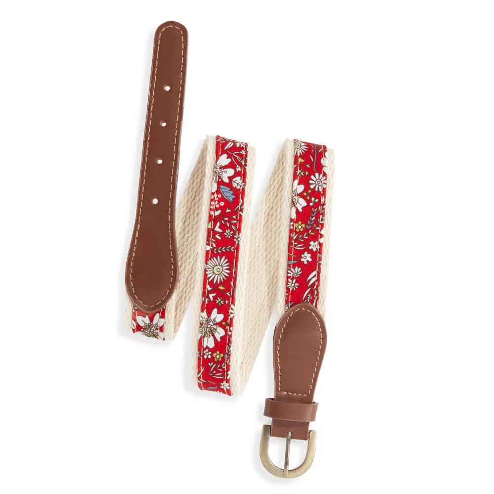 Boy's Printed Belt -- Rosa Floral