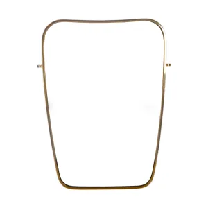 Brass Mirror in the style of Gio Ponti