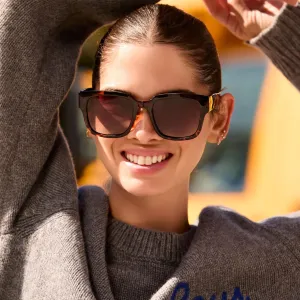 Brea Tortoise Brown Sunglasses