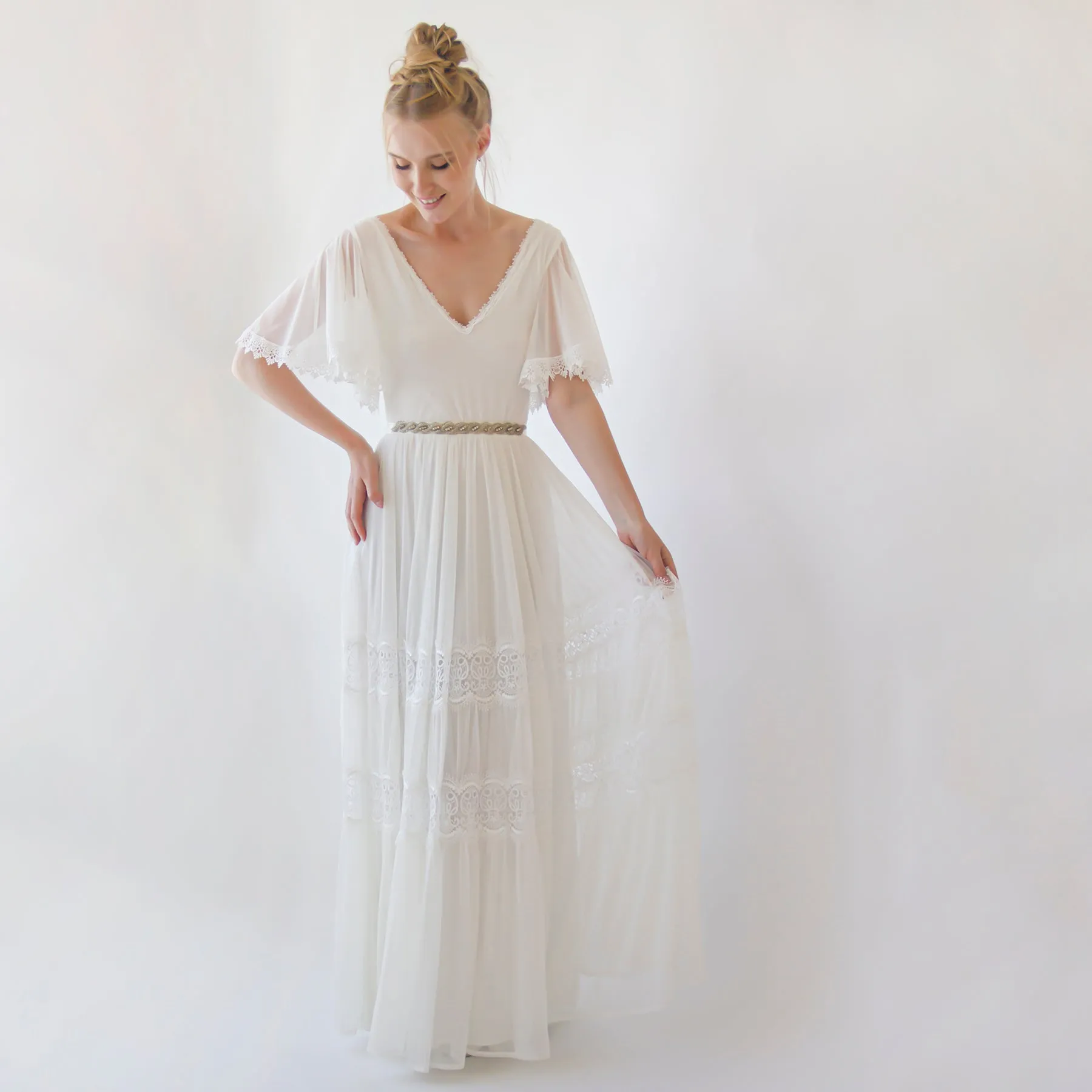 Bridal wedding Belt #4066