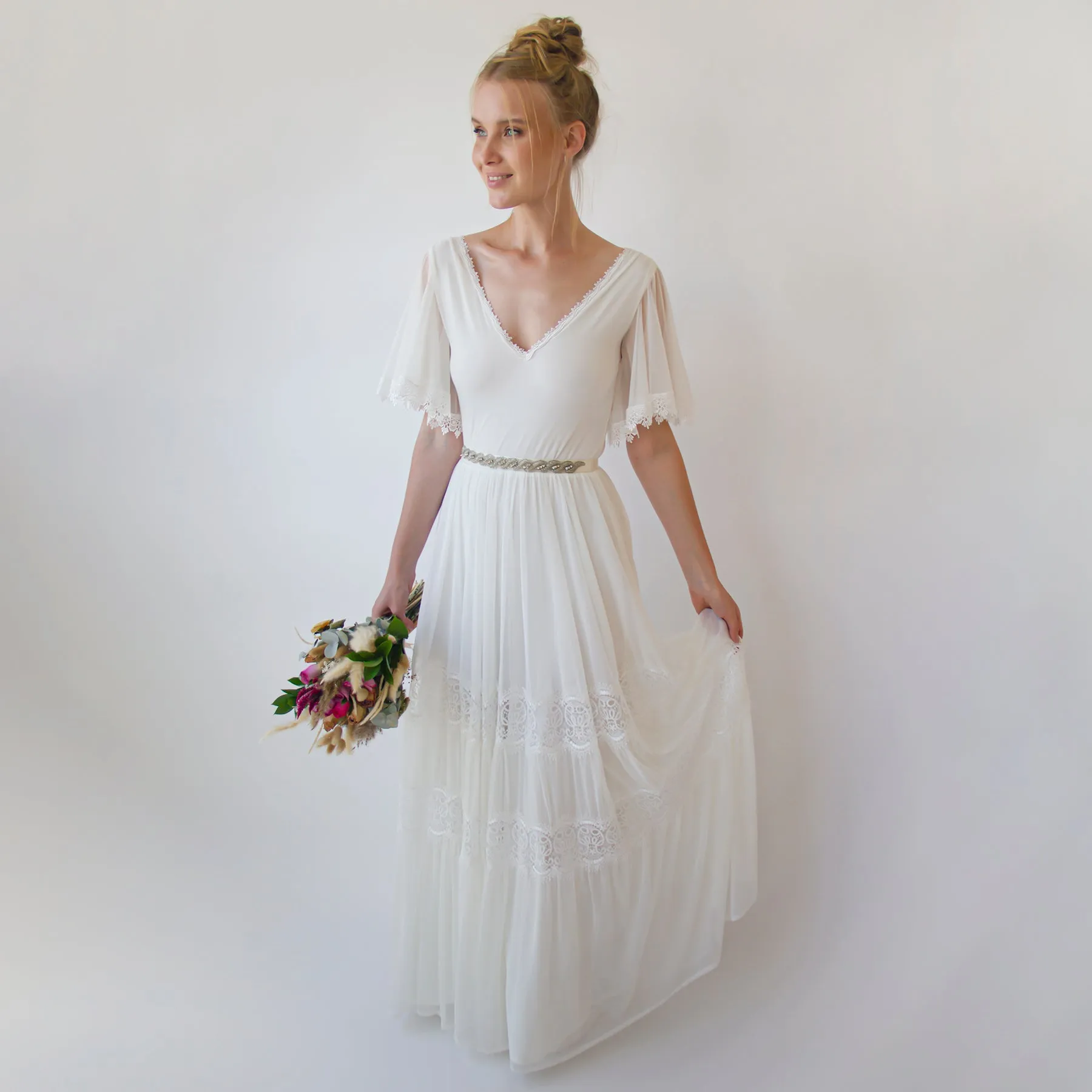Bridal wedding Belt #4066