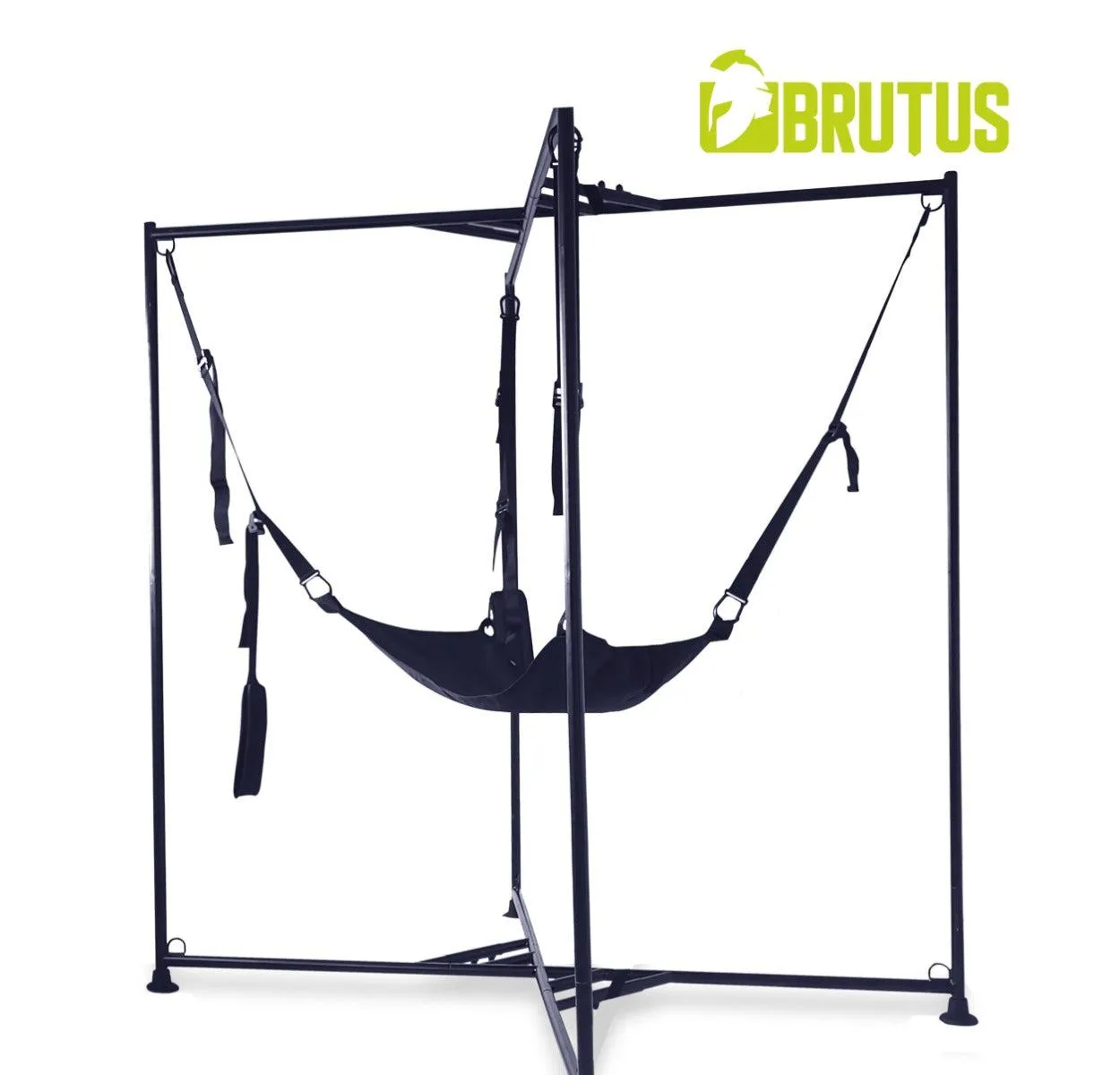 Brutus - Sling, Kussen en Stijgbeugels - Nylon - Zwart