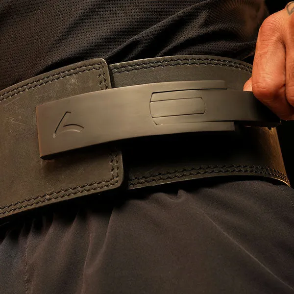 Buffalo Leather Lifting Belt w/ Stainless Steel Buckle (10MM)