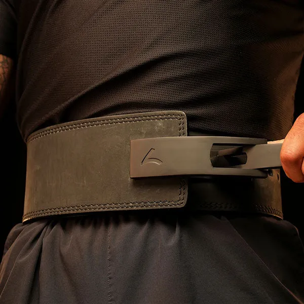 Buffalo Leather Lifting Belt w/ Stainless Steel Buckle (10MM)