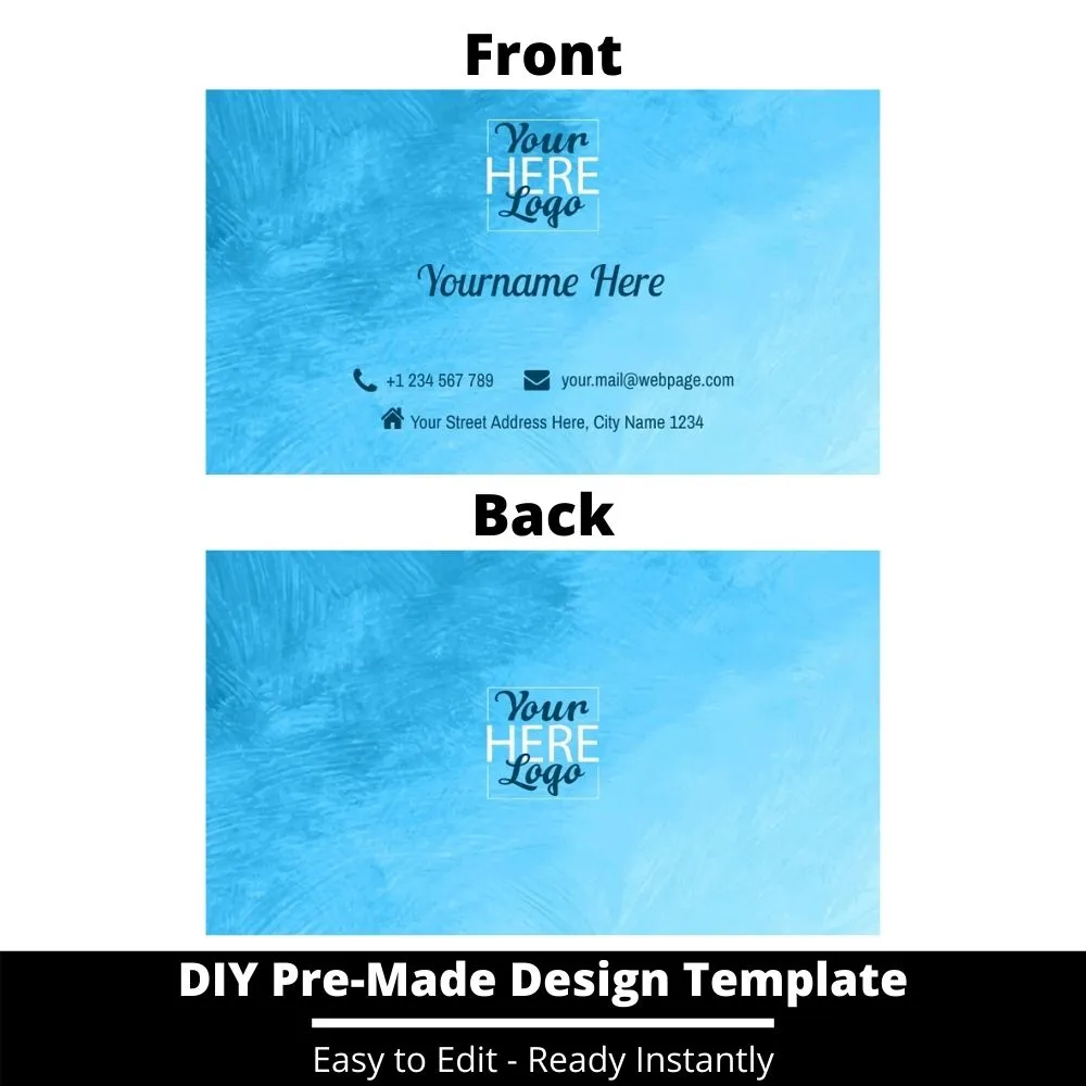 Business Card Design Template 144