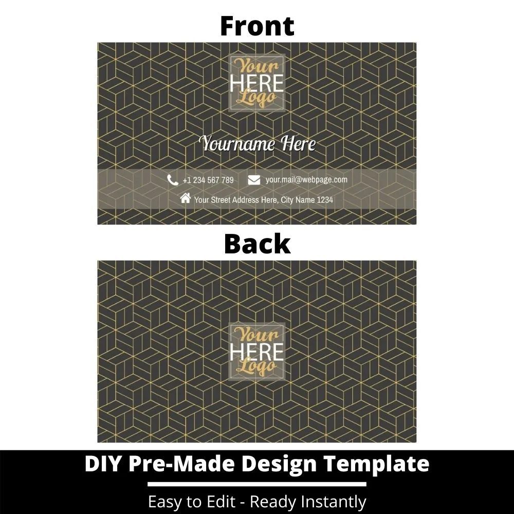 Business Card Design Template 173