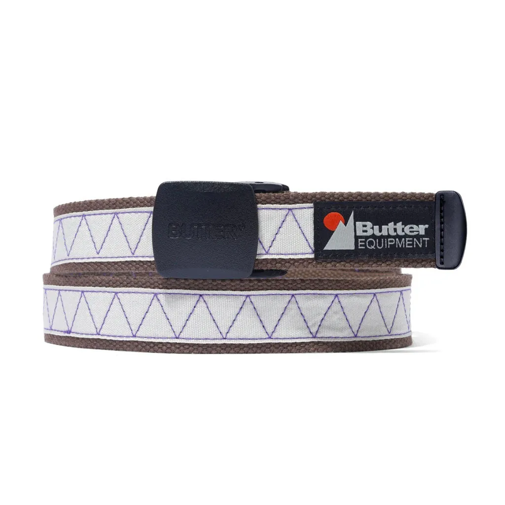 BUTTER GOODS EQUIPMENT WOVEN BELT - GREY