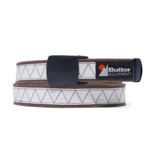 BUTTER GOODS EQUIPMENT WOVEN BELT - GREY