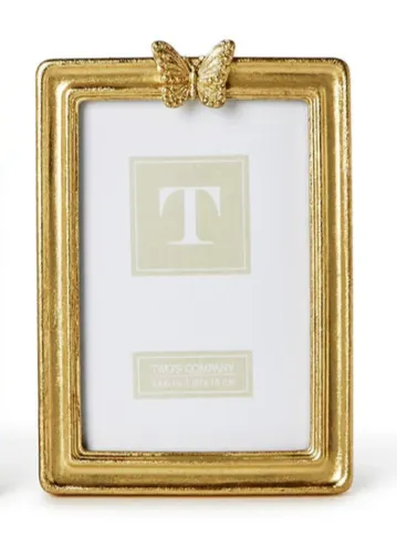Butterfly Accent Gold Frame 4 X 6