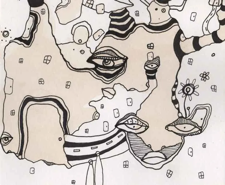 'BW Bubbles' Laptop/Tablet Sleeve