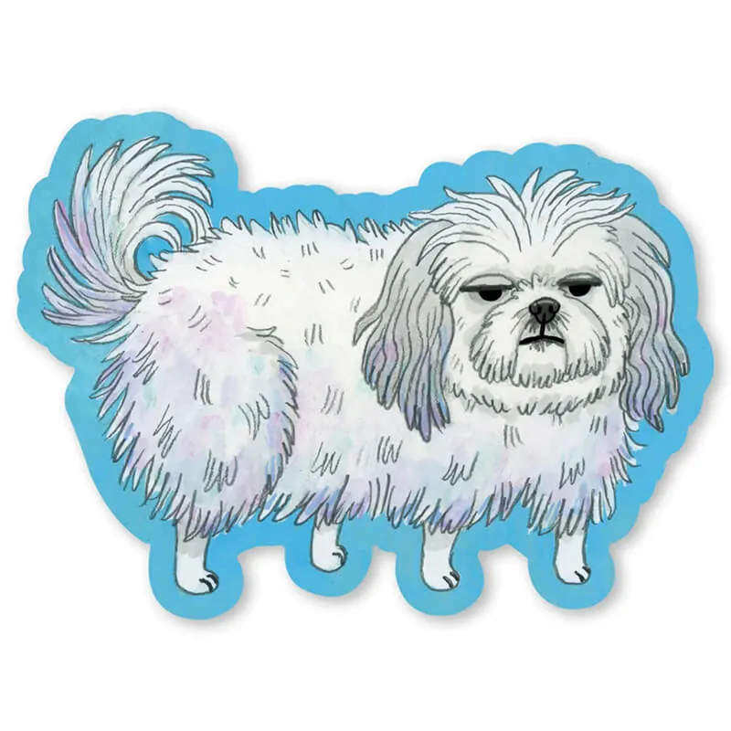 Cactus Club Grouch Dog Sticker