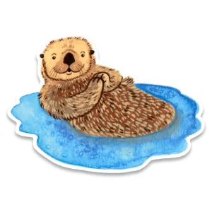 Cactus Club Otter Sticker
