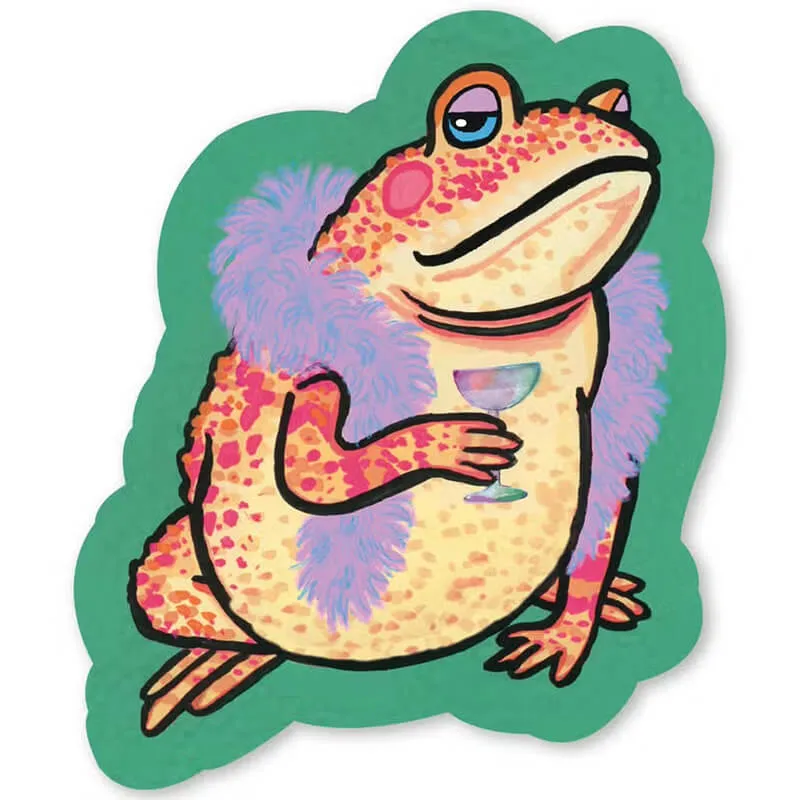 Cactus Club Toadally Fabulous Sticker