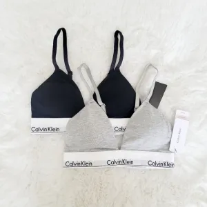 ❤️CALVIN KLEIN SET OF TWO TRIANGLE BRALETTE SIZE S