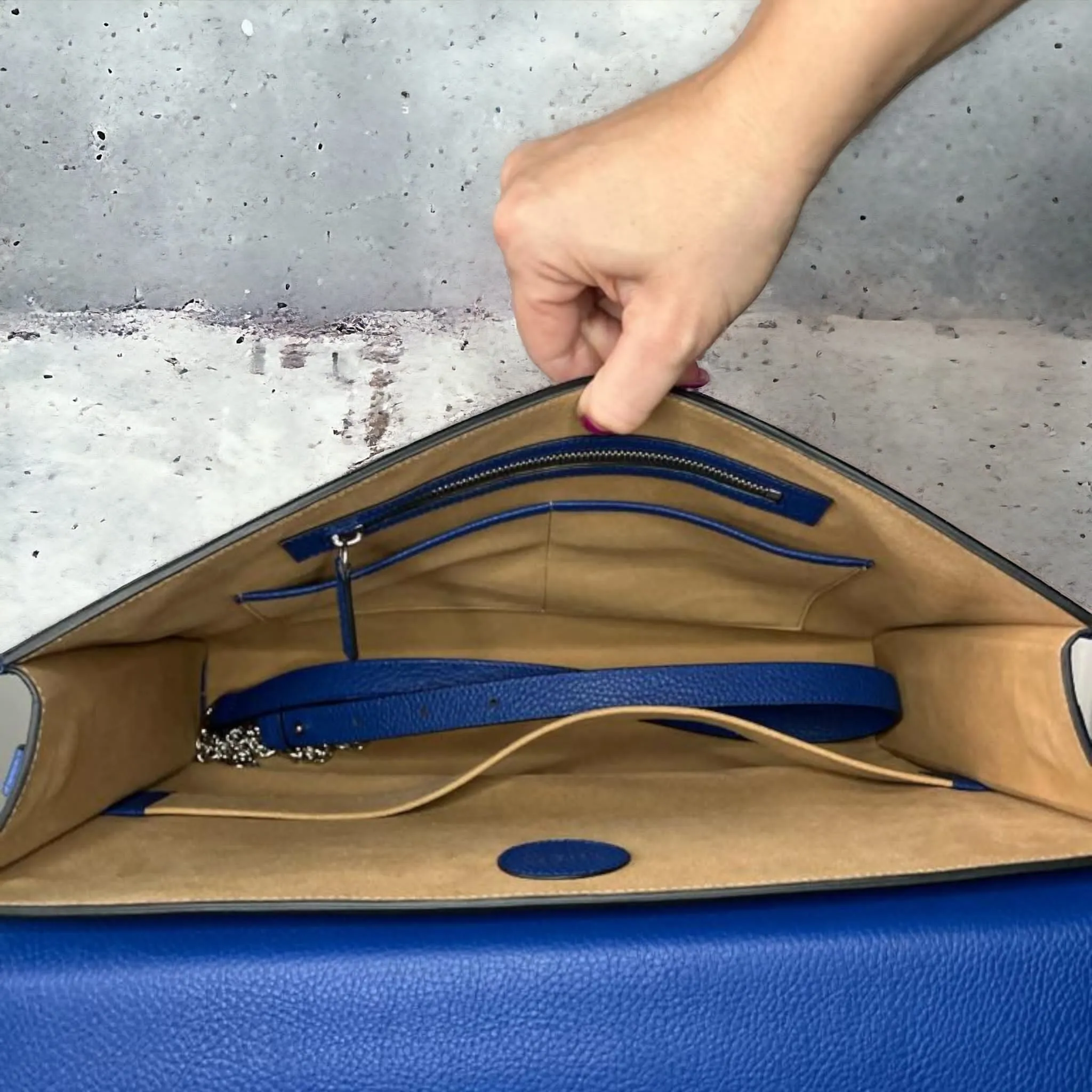 Camila Royal Blue laptop táska (limitált), kék
