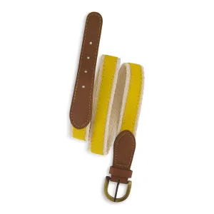 Canvas Belt -- Yellow