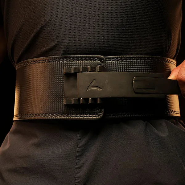 Carbon Leather Lifting Belt w/ Adjustable Buckle (13MM)