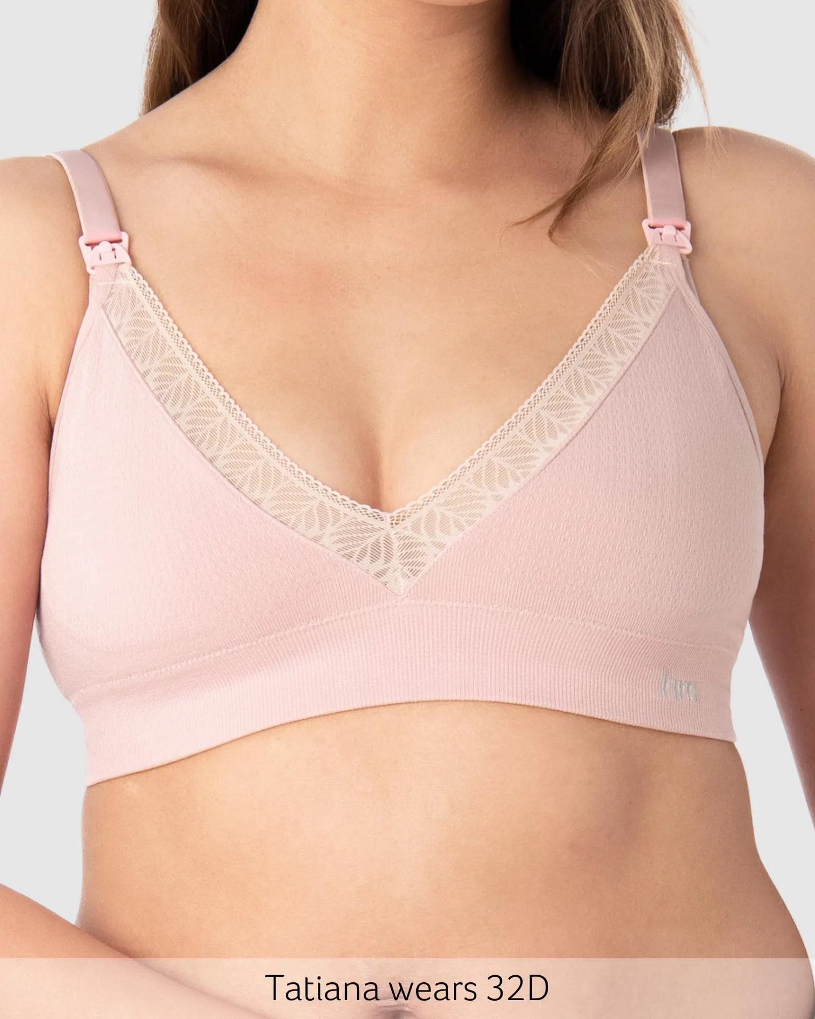 Caress Bamboo Nursing Bra - Lotus