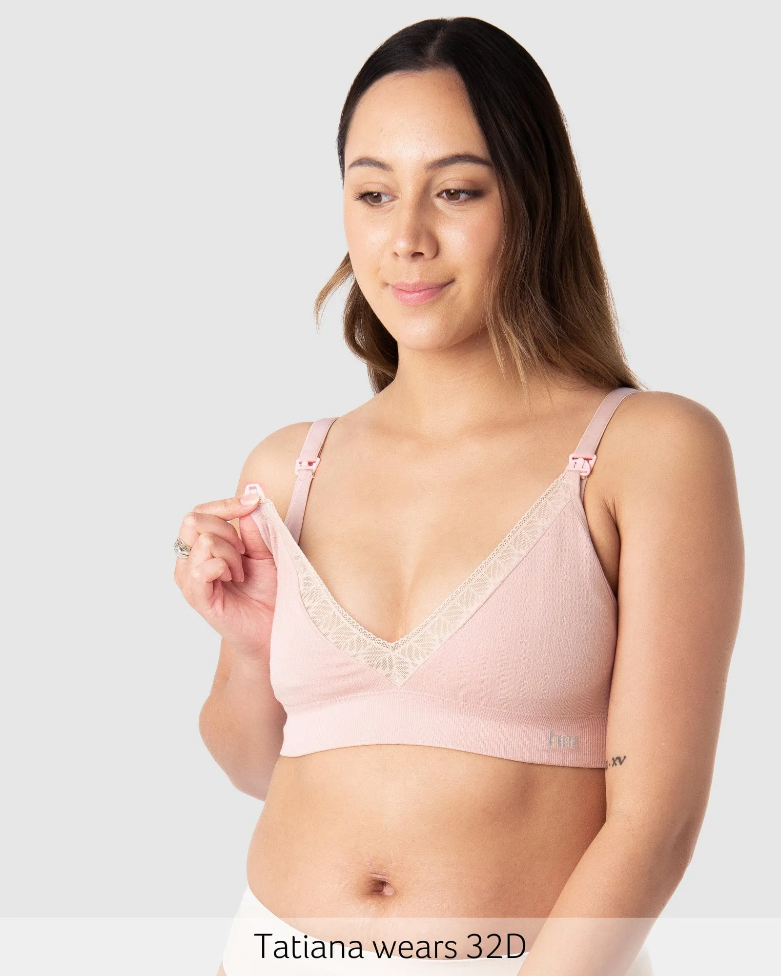 Caress Bamboo Nursing Bra - Lotus