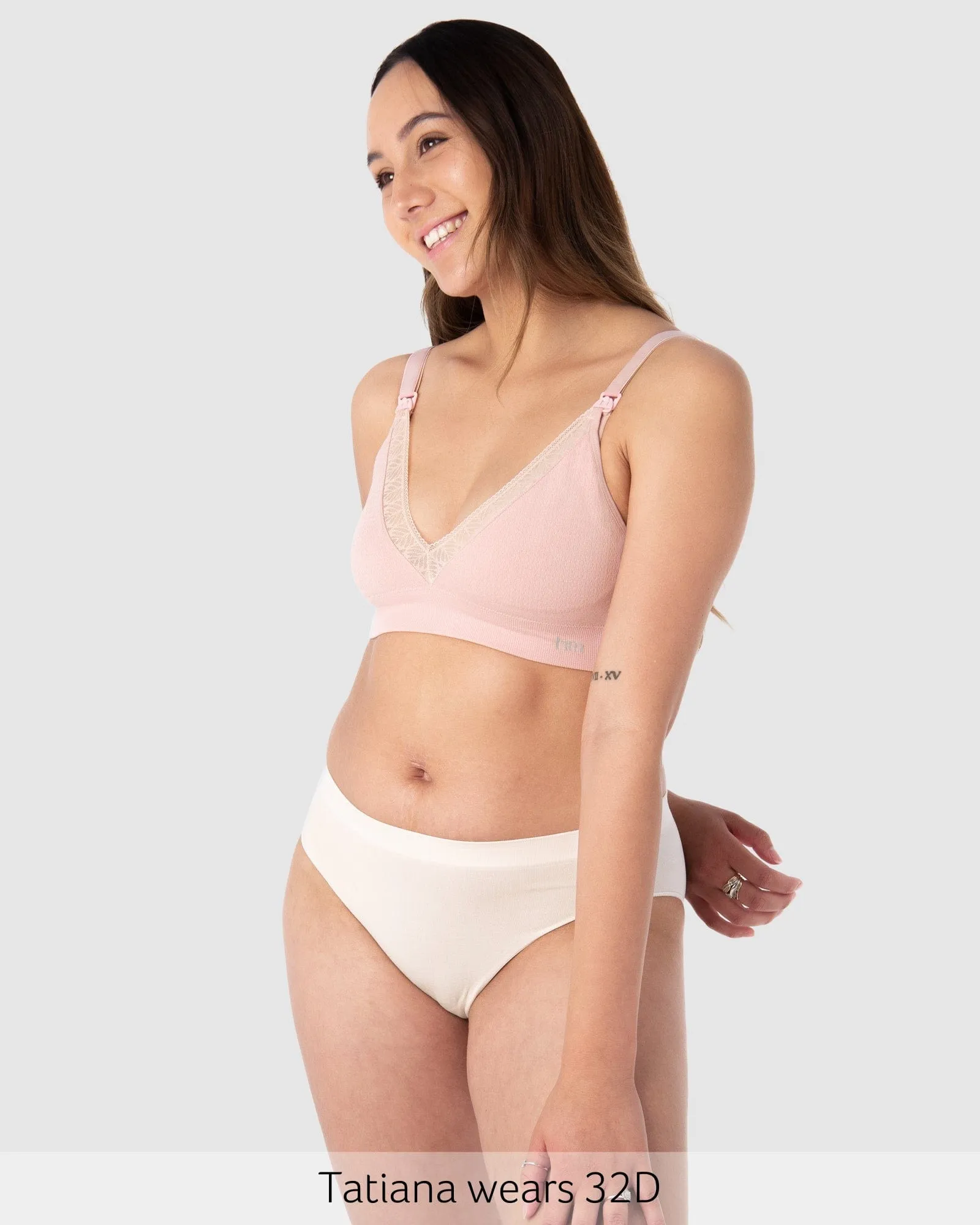 Caress Bamboo Nursing Bra - Lotus