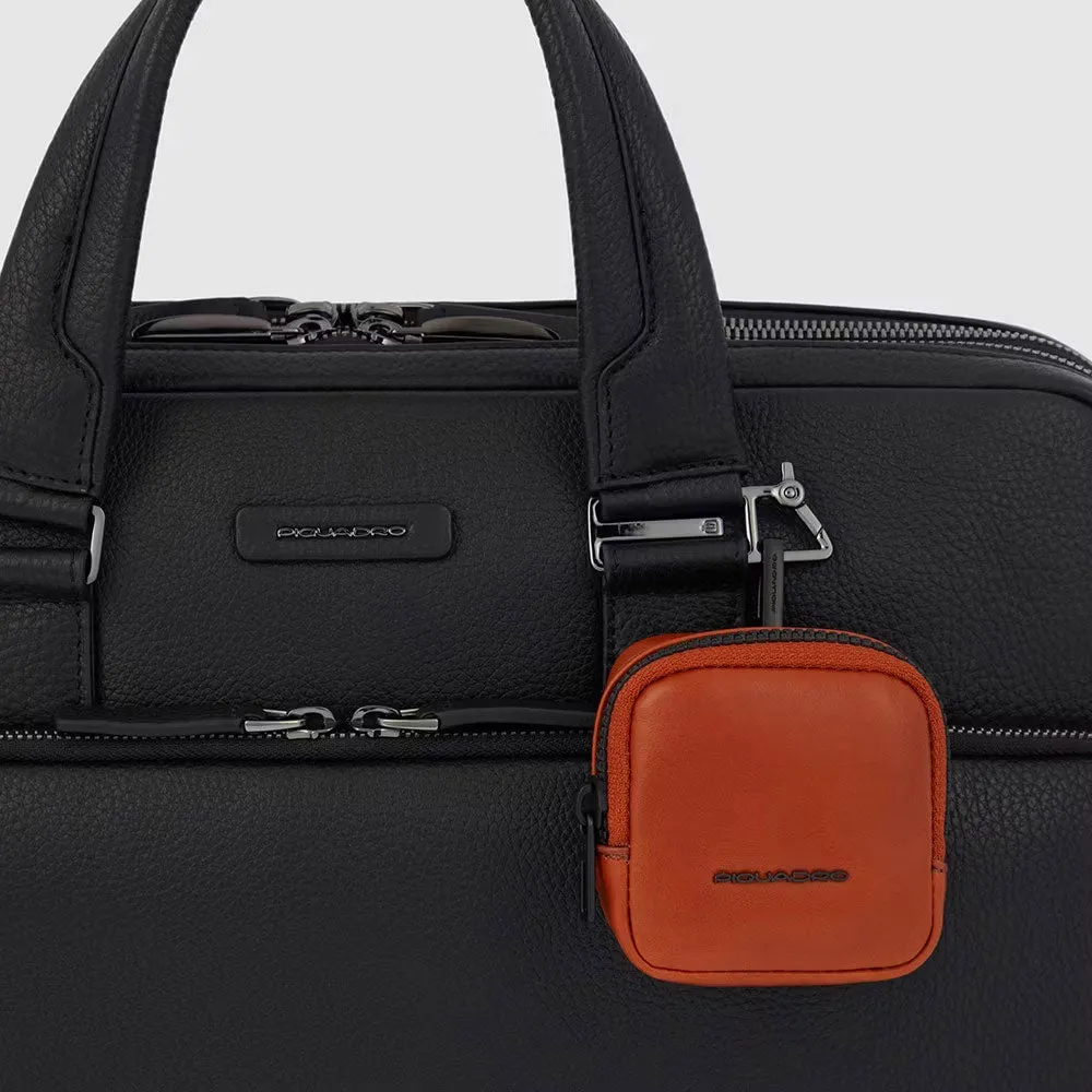 Cartella a 2 Manici Piquadro in Pelle Porta PC e Ipad®Pro Modus Special Nero